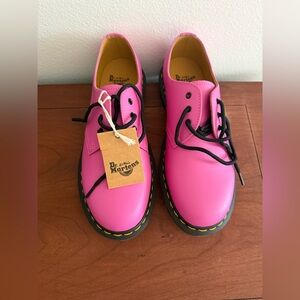 Dr. Martens Fuchsia Leather Loafers